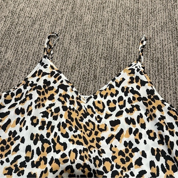 Aritzia Babaton Satin Cheetah Print Tank Top - Picture 5 of 10